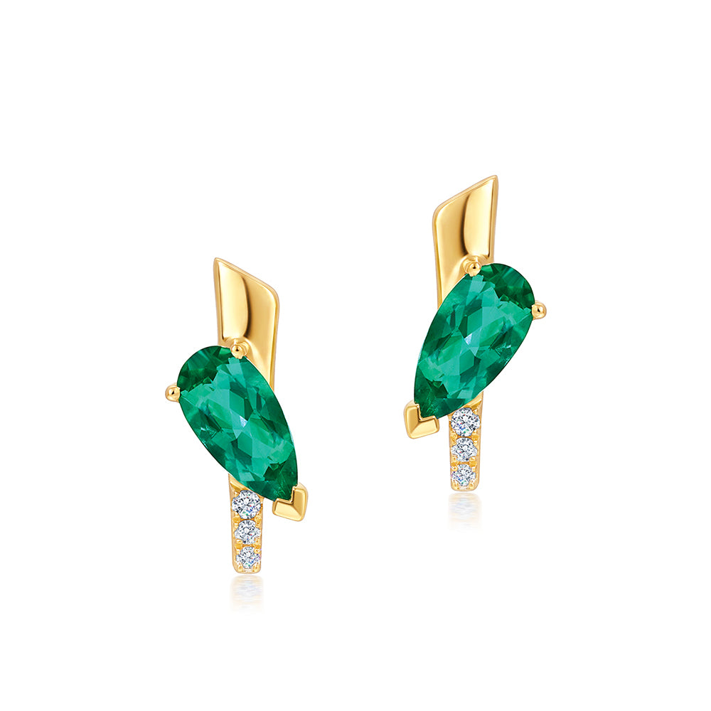 Emerald Earrings