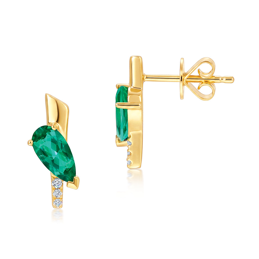 Emerald Earrings