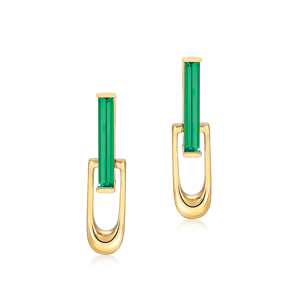 Emerald Earrings