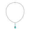 Paraiba Colored Spinel Necklace