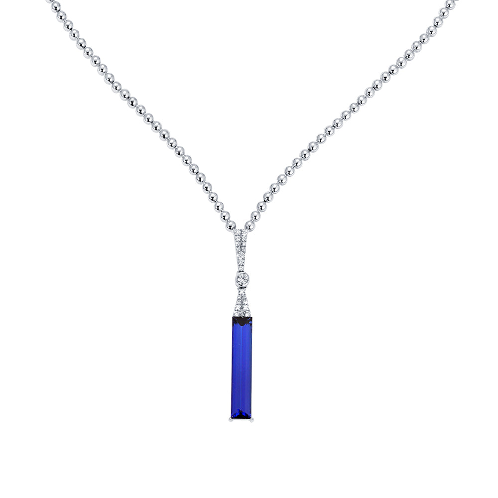 Blue Sapphire Necklace