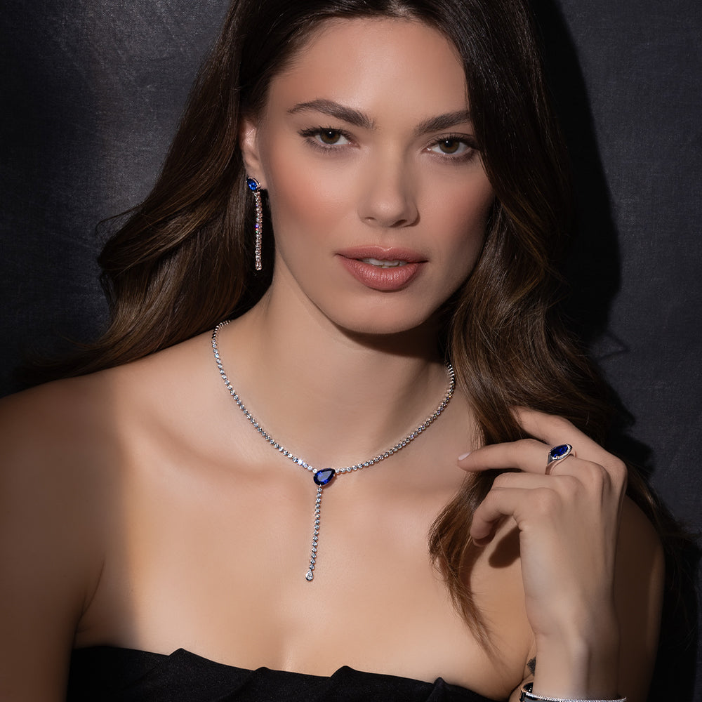 Blue Sapphire Necklace