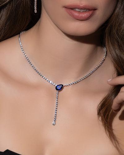 Blue Sapphire Necklace