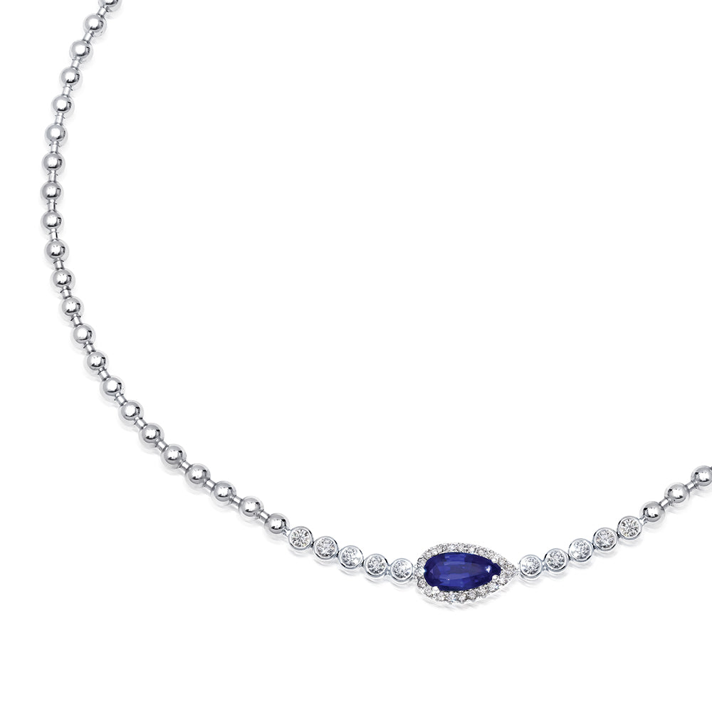 Blue Sapphire Necklace