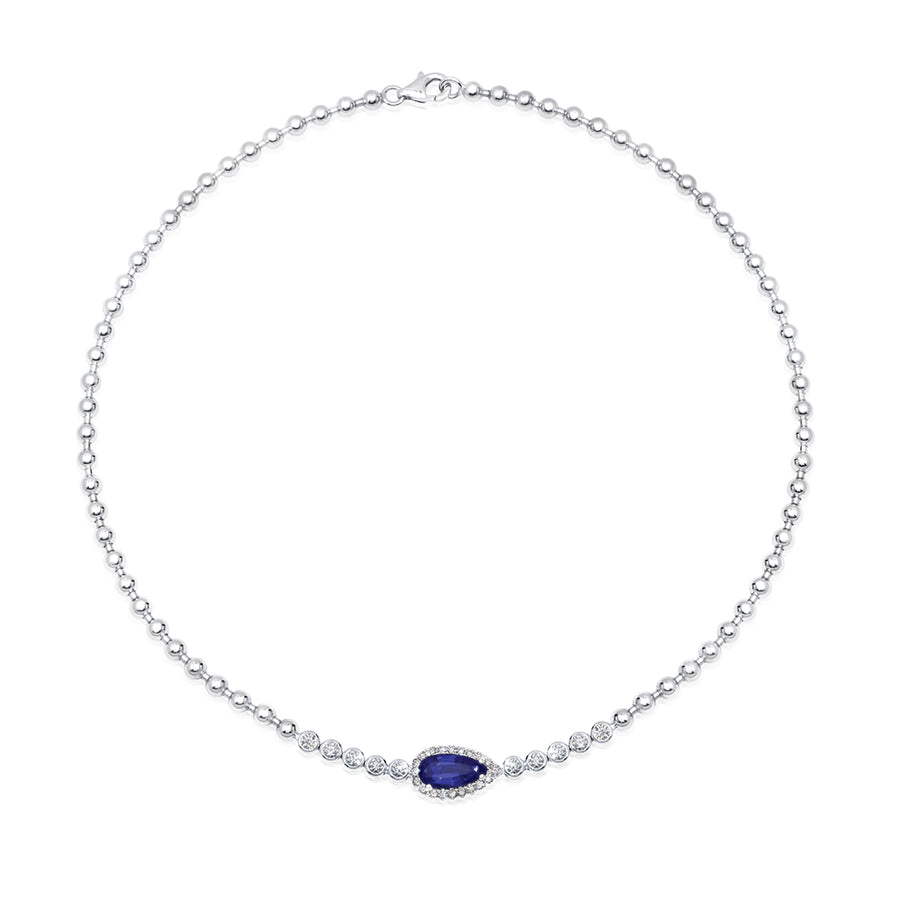 Blue Sapphire Necklace