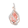 Champagne Sapphire Pendant-CP3904RCS