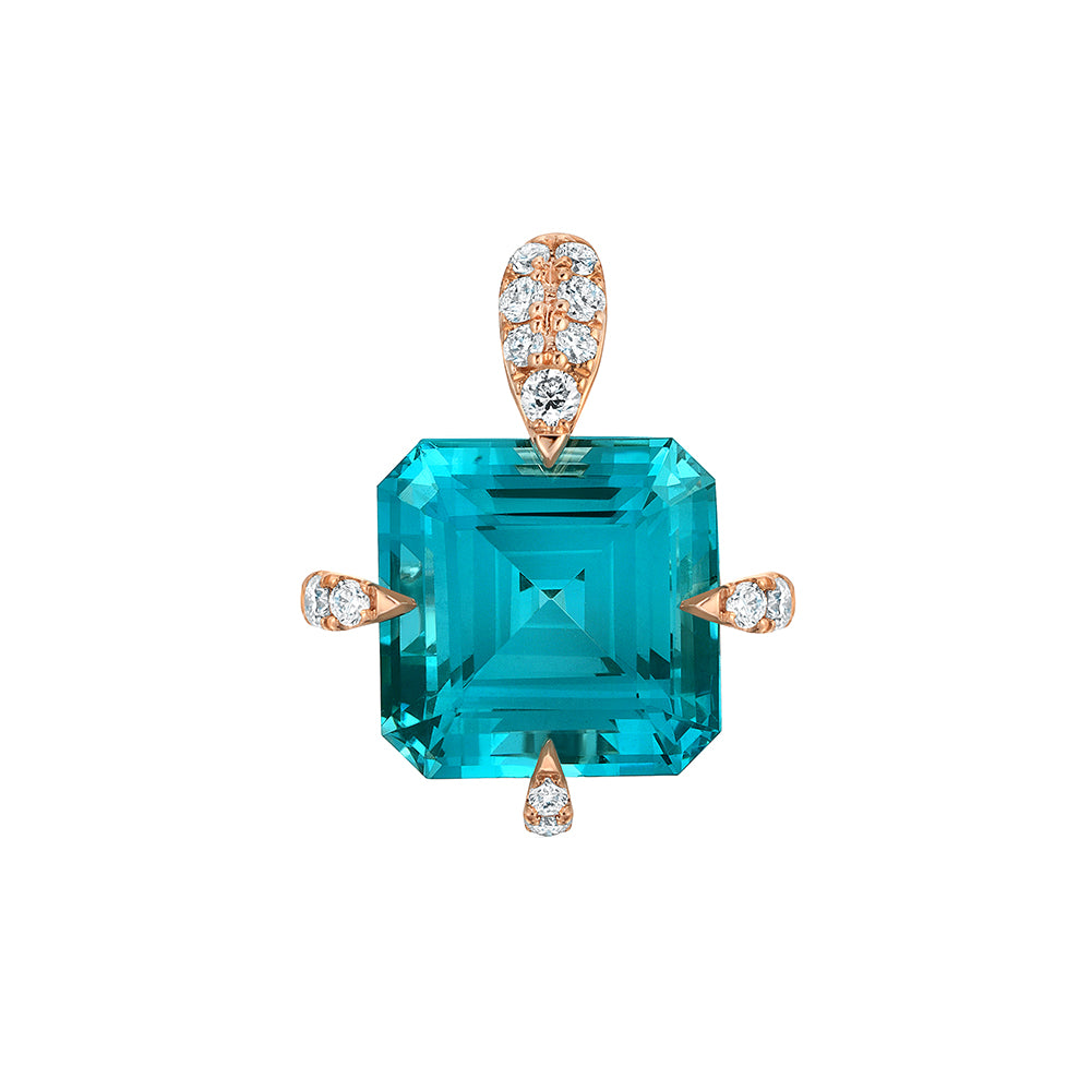 Chatham lab-grown spinel pendant, style CP5394RPA