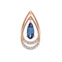 Chatham lab-grown alexandrite pendant, style CP5435RAL