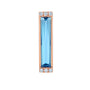 Chatham lab-grown aqua blue spinel pendant in 14k rose gold, style CP5440RAQ