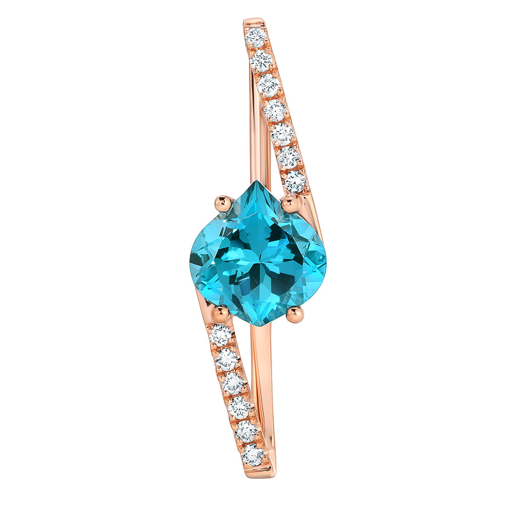 Chatham lab-grown spinel pendant, style CP5443RPA