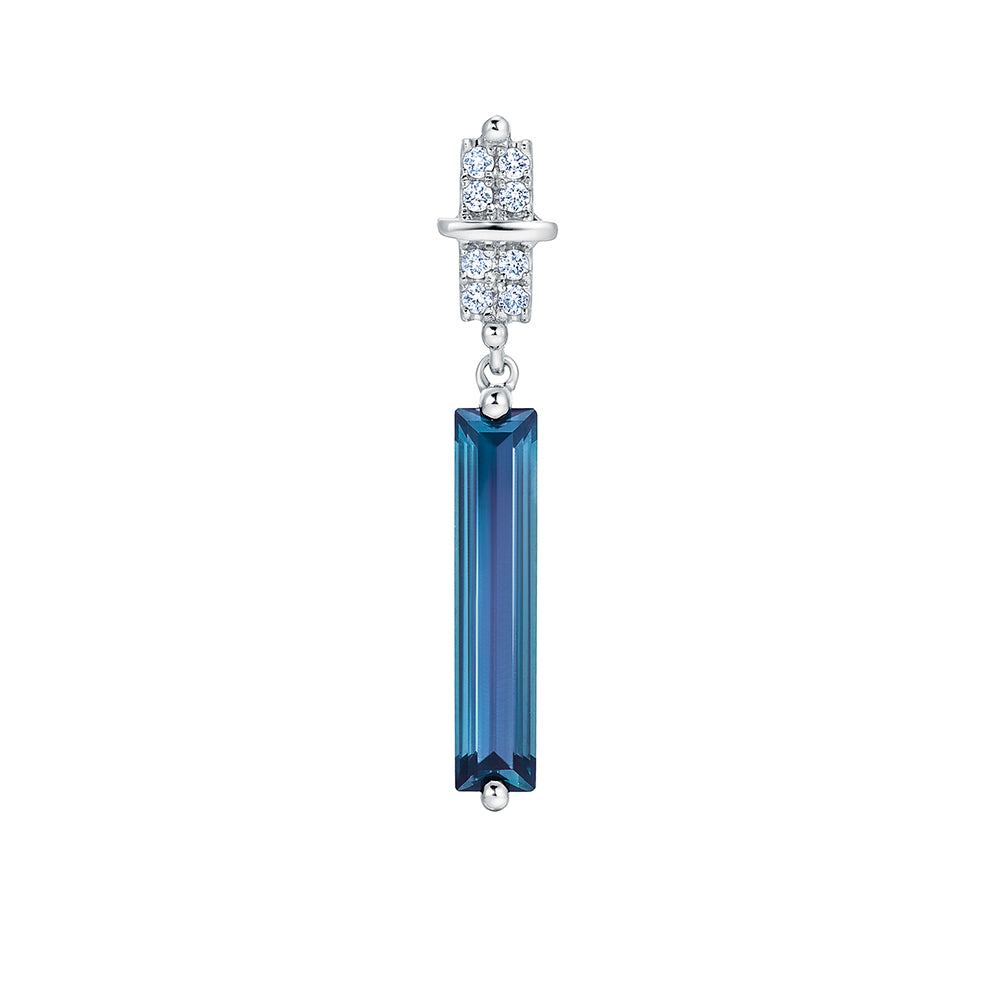 Chatham lab-grown alexandrite pendant, style CP5454WAL