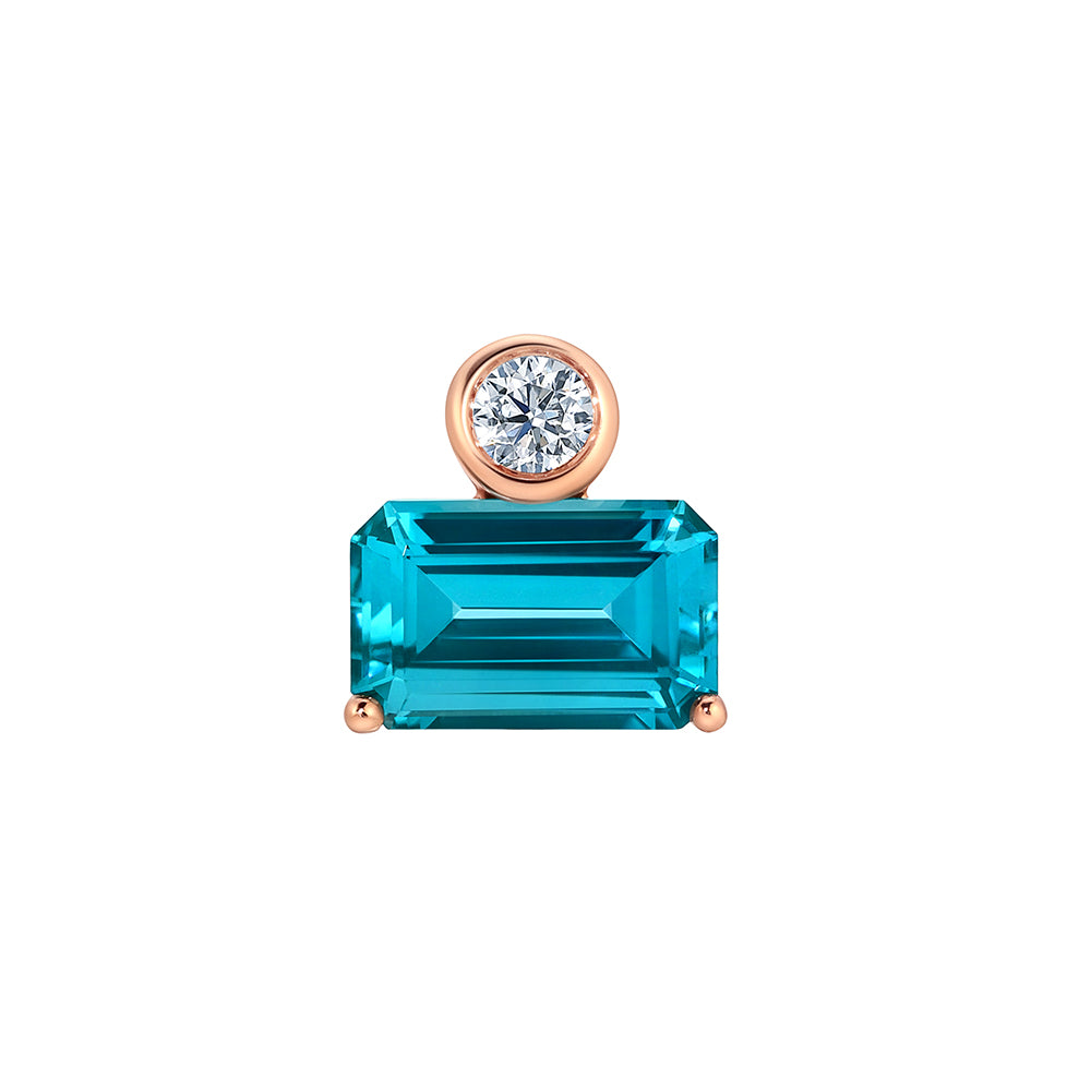 Chatham lab-grown spinel pendant, style CP5462RPA