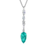 Chatham lab-grown chrysoberyl pendant, style CP5505WCH