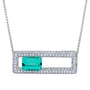 Chatham lab-grown chrysoberyl pendant, style CP5509WCH
