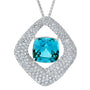 Chatham lab-grown spinel pendant, style CP5510WPA