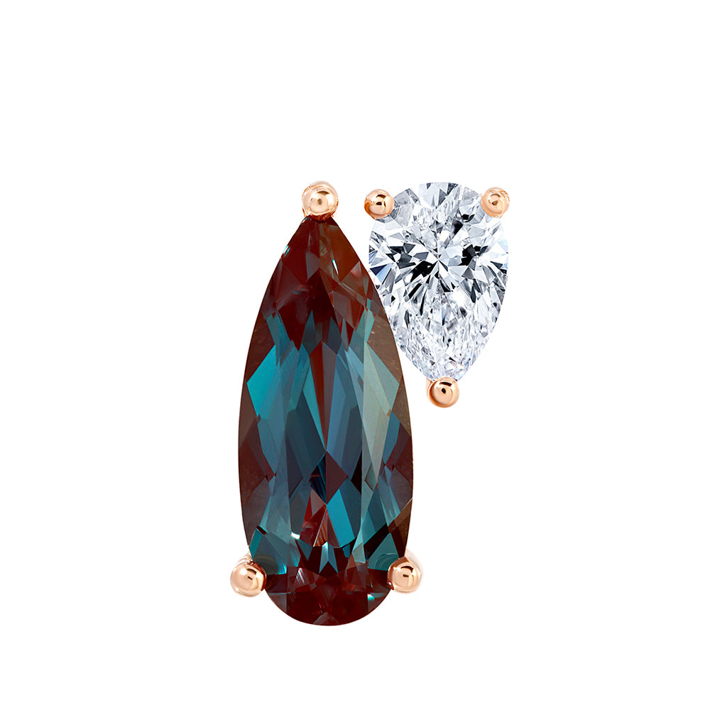 Chatham lab-grown alexandrite pendant, style CP5550RAL