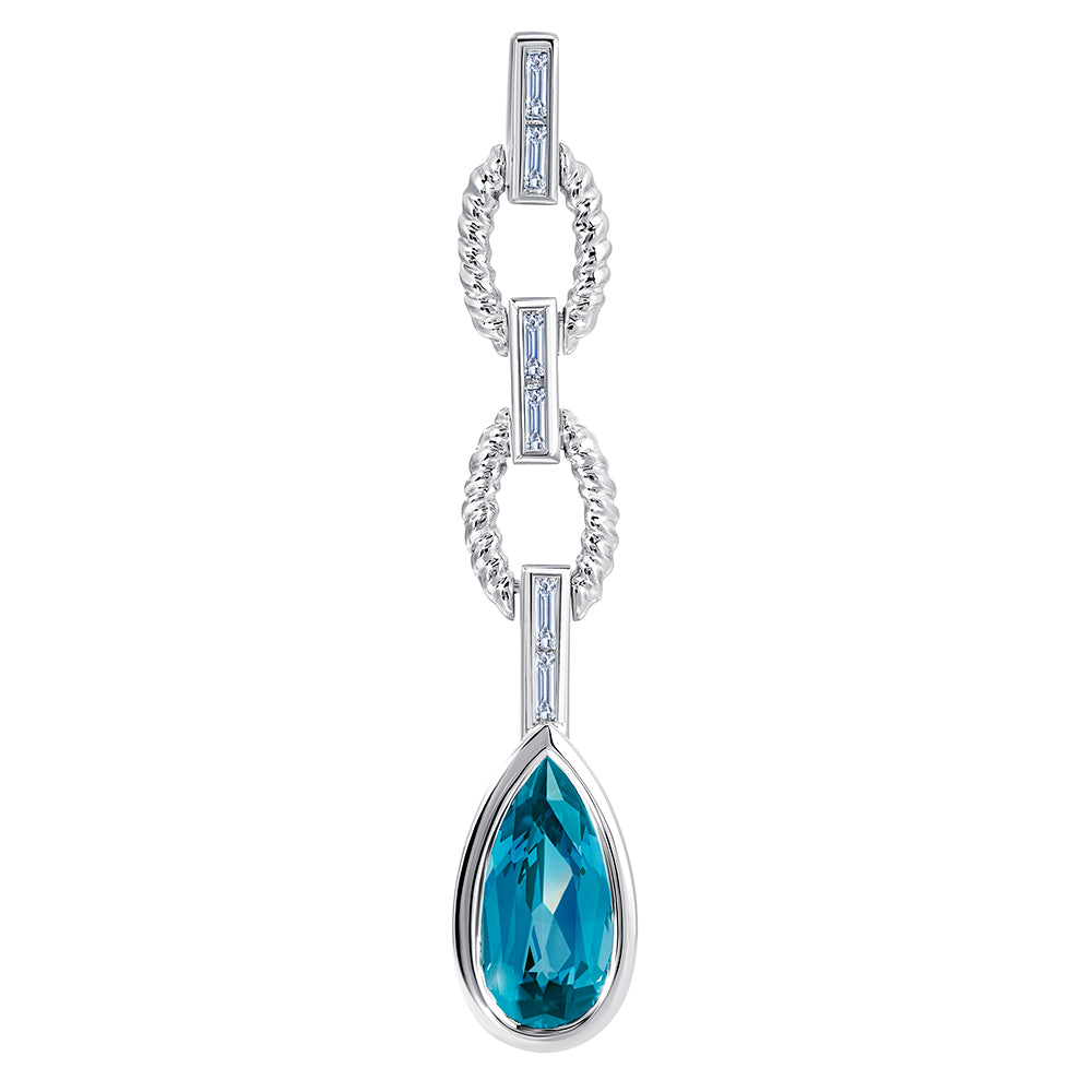 Chatham lab-grown spinel pendant, style CP5571WPA