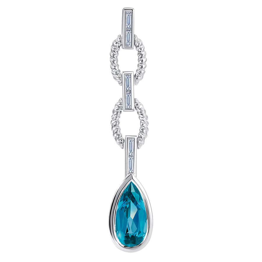 Paraiba Colored Spinel Pendant