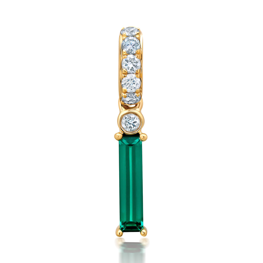 Chatham lab-grown emerald pendant, style CP5641YEM