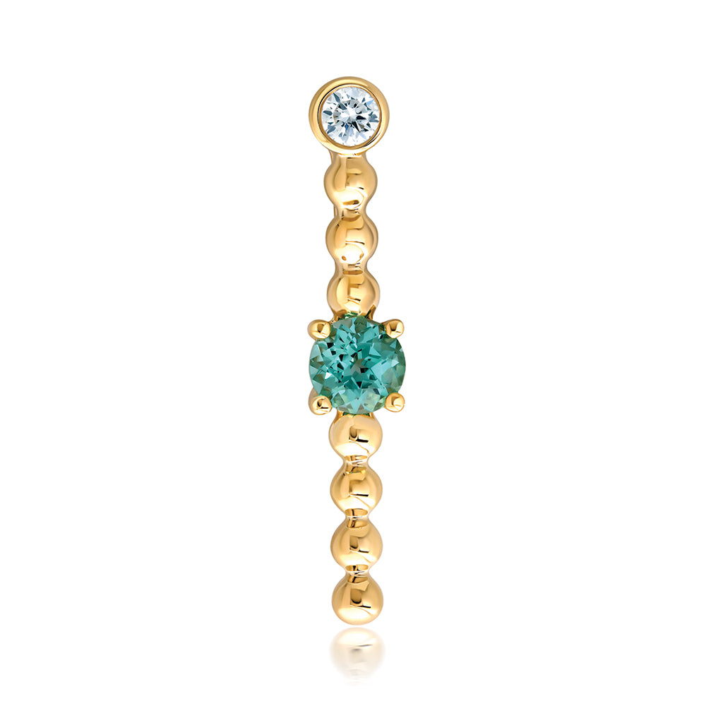 Chatham lab-grown chrysoberyl pendant, style CP5649YCH