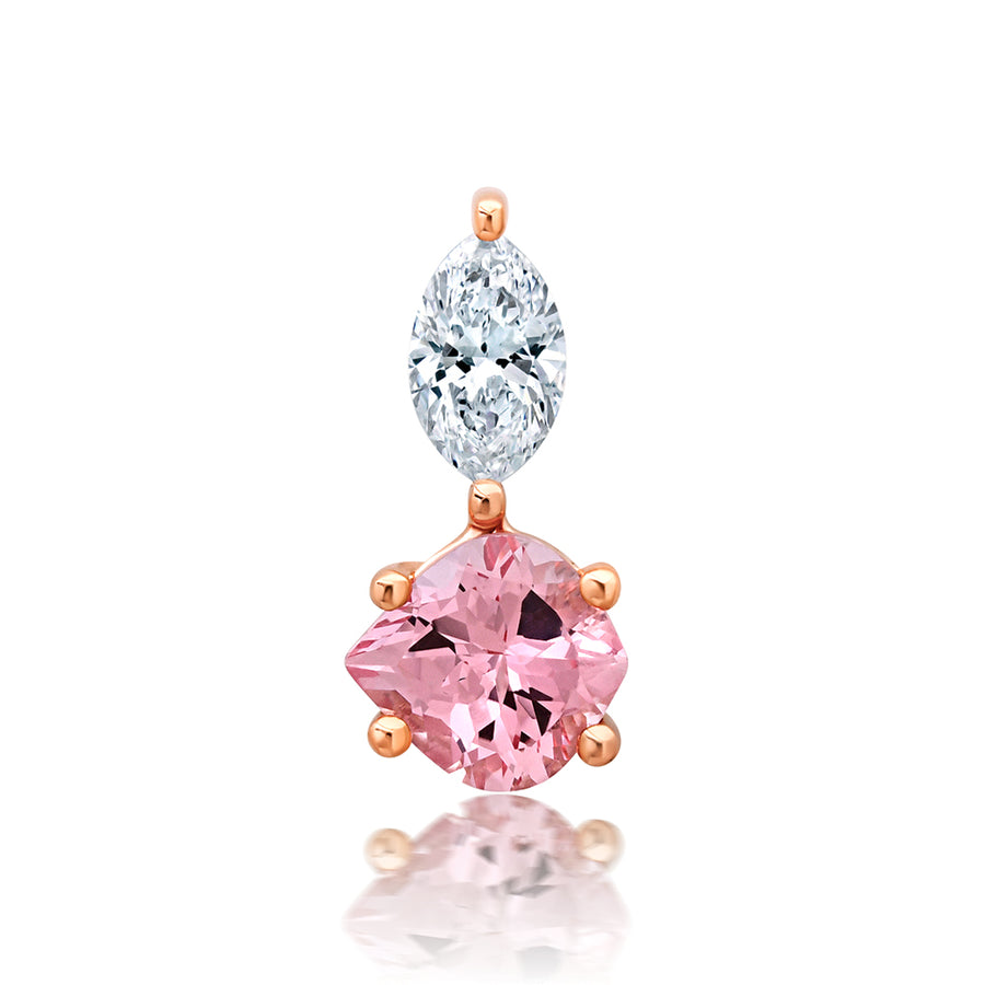 Champagne Sapphire Pendant