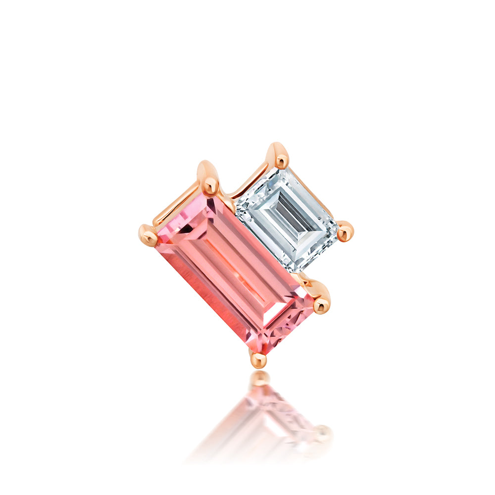 Chatham lab-grown champagne sapphire pendant, style CP5665RCS