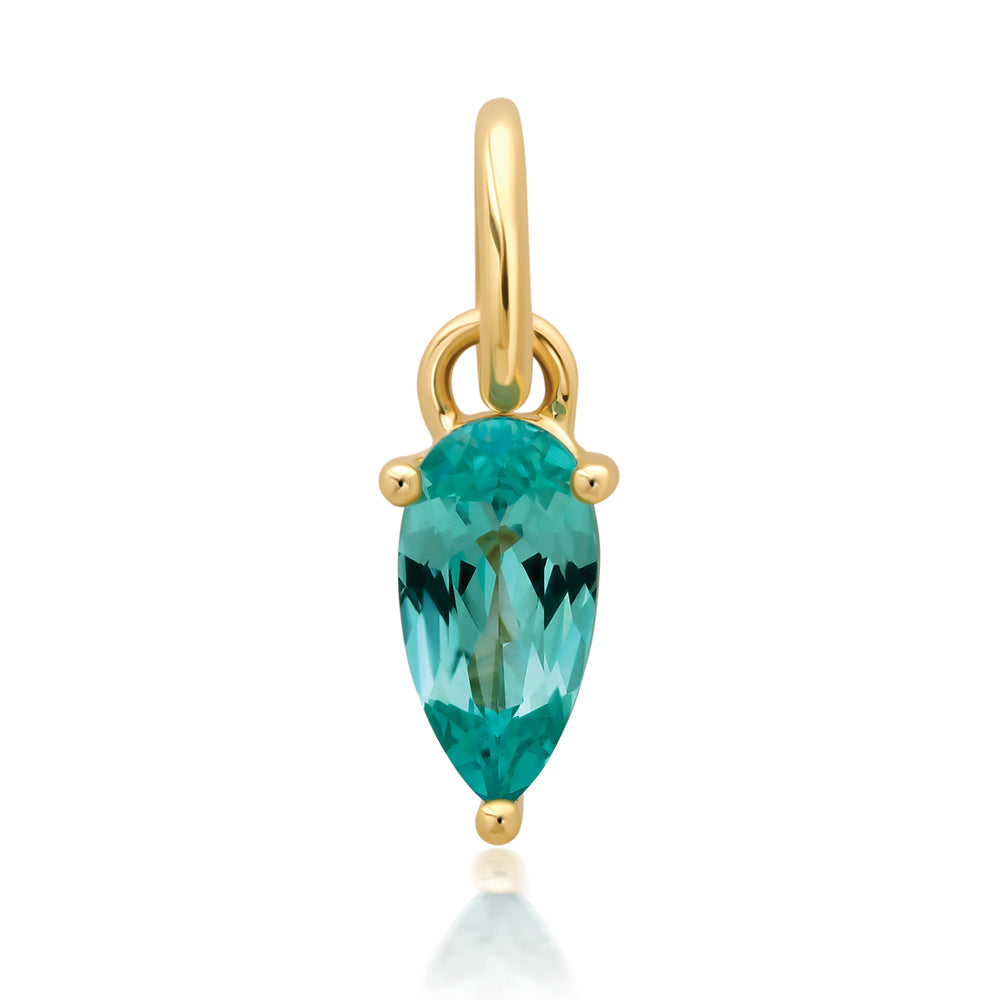 Chatham lab-grown chrysoberyl pendant, style CP5678YCH