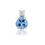 Chatham lab-grown aqua blue spinel pendant, style CP5686WAQ