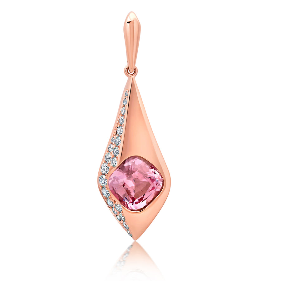 Champagne Sapphire Pendant