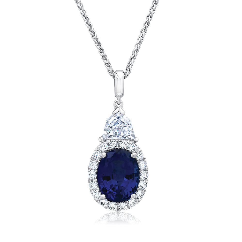 Blue Sapphire Pendant