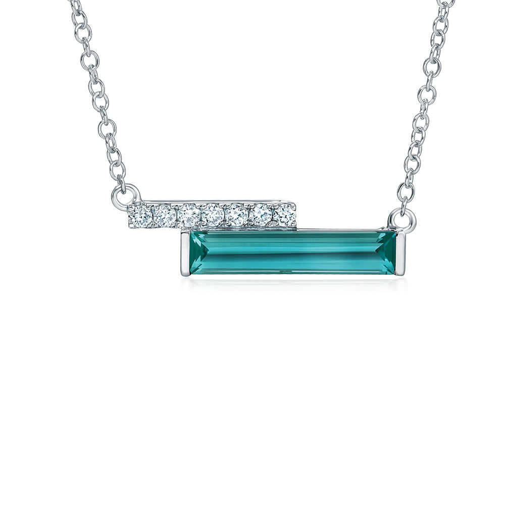 Paraiba Colored Spinel Necklace