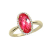 Padparadscha Ring-CR10423YPD