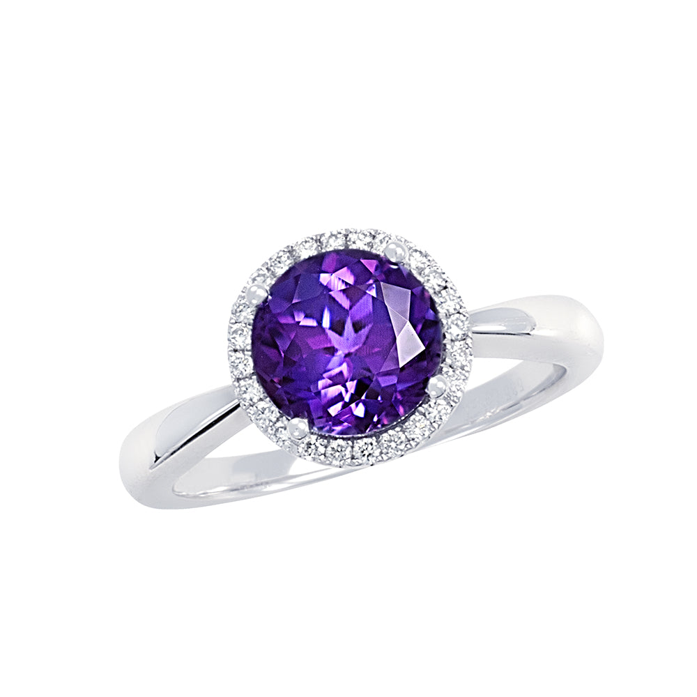 Chatham lab-grown alexandrite ring, style CR10424WAL