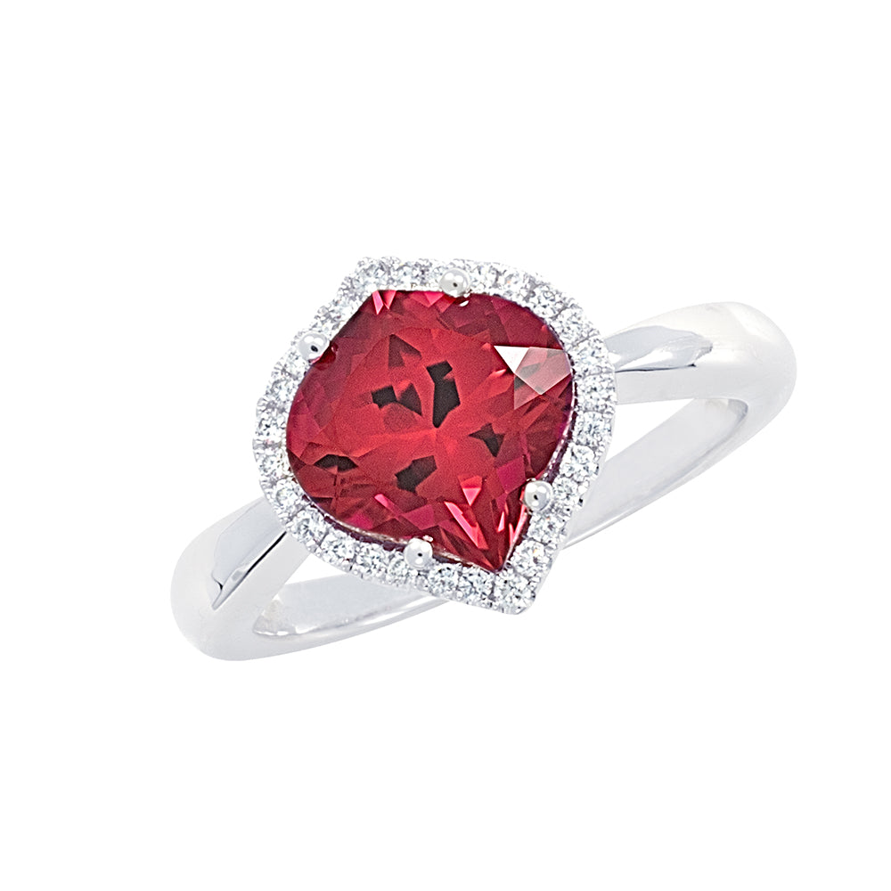 Chatham lab-grown ruby ring, style CR10425WRU