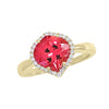 Padparadscha Ring-CR10425YPD