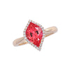 Padparadscha Ring