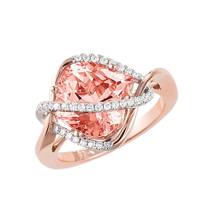 Champagne Sapphire Ring