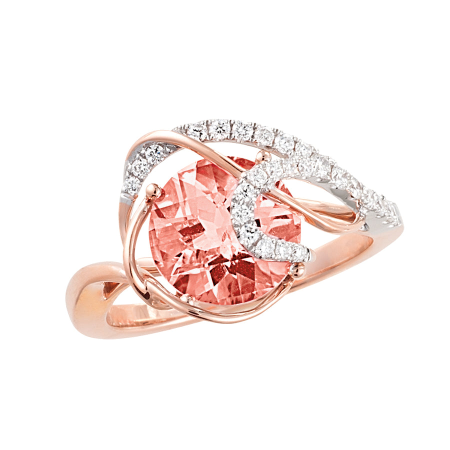 Champagne Sapphire Ring