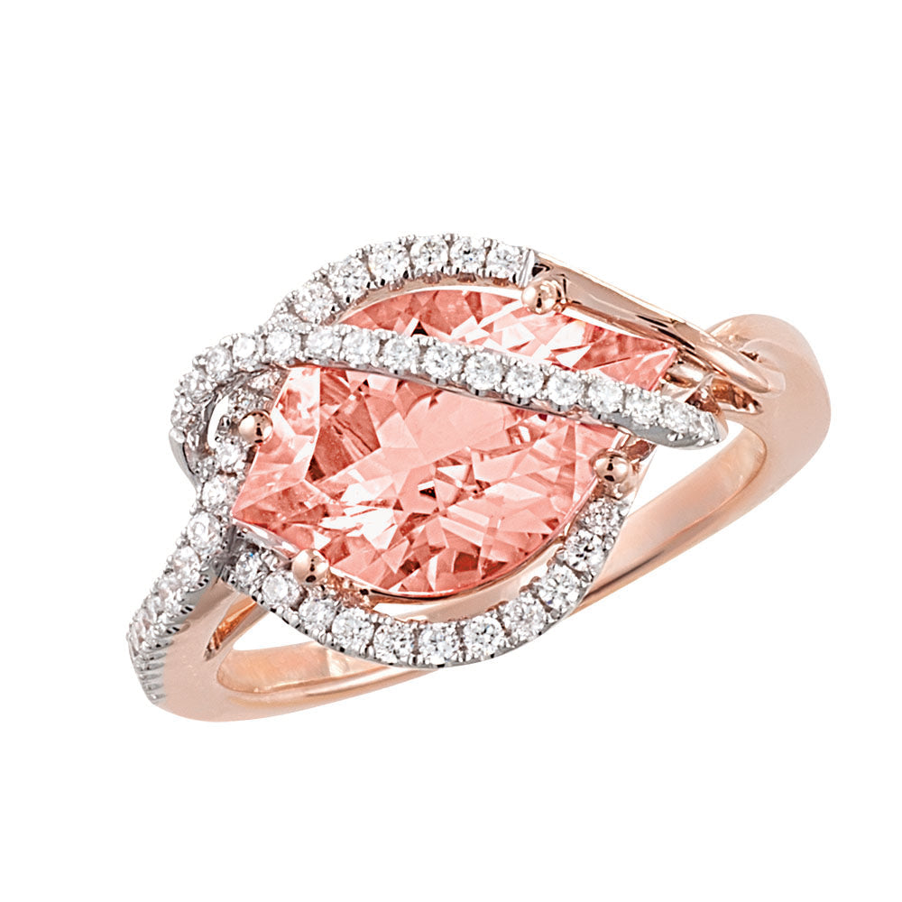 Chatham lab-grown champagne sapphire ring, style CR10608RCS