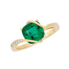 Emerald Ring-CR11729YEM