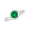Emerald Ring-CR11775WEM