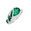 Emerald Ring-CR11876WEM