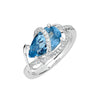 Aqua Blue Spinel Ring