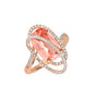 Chatham lab-grown champagne sapphire ring, style CR11898RCS