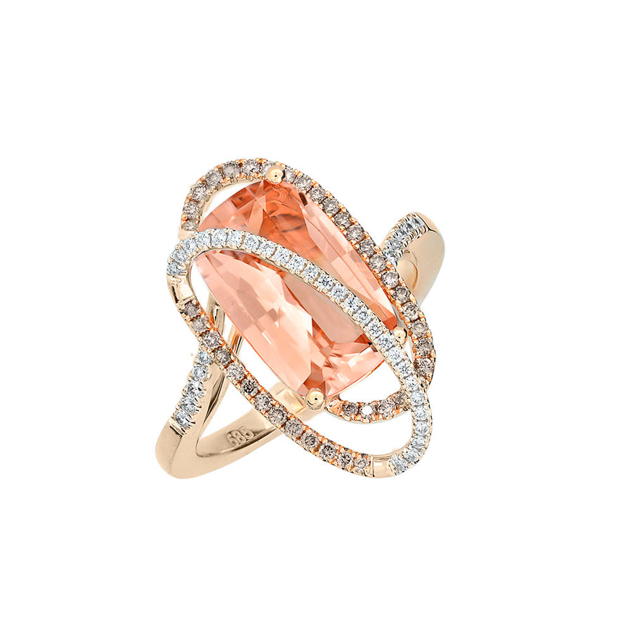 Champagne Sapphire Ring