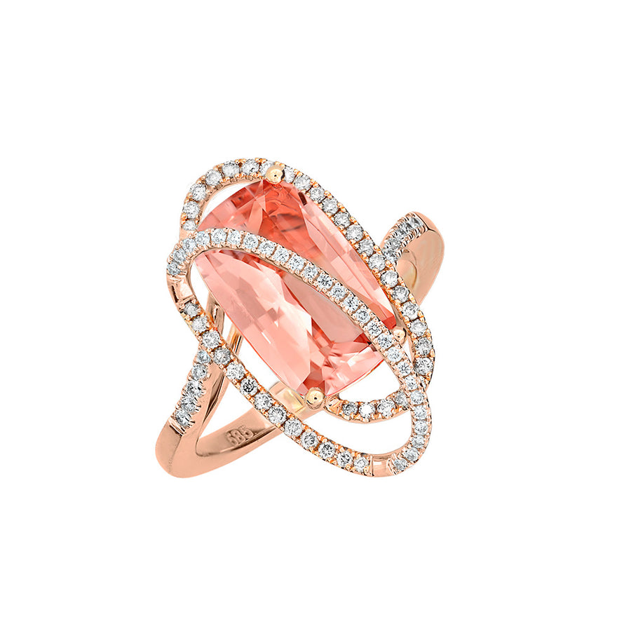 Champagne Sapphire Ring