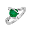 Emerald Ring-CR12376WEM