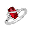 Lab Grown Ruby Ring