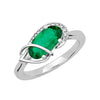 Emerald Ring-CR12404WEM