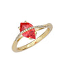 Padparadscha Ring-CR12416YPD
